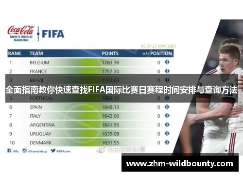 全面指南教你快速查找FIFA国际比赛日赛程时间安排与查询方法
